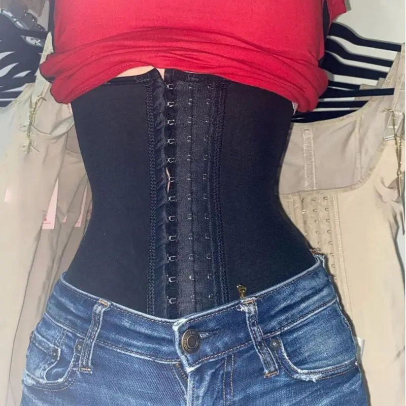 

SEXY Gothic Underbust Corset and Waist cincher Bustiers Top Workout Shape Body Belt Plus size Lingerie S-6XL