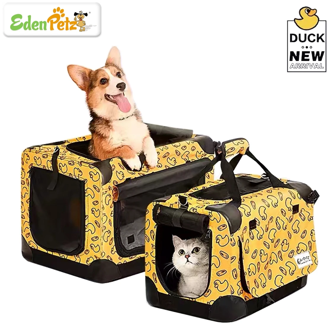 Сумка-переноска для собак и кошек складная водонепроницаемая сетчатая | Дом сад