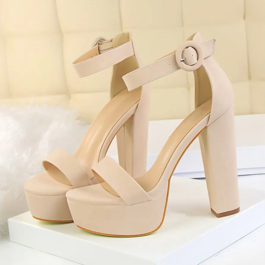 

Platform Sandals Women High Heels Party Wedding Club Shoes Height Increasing Summer Heeled Shoes