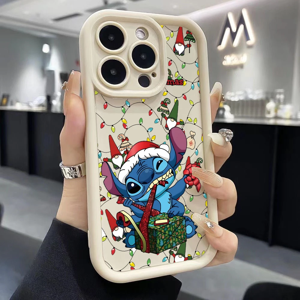 Christmas Gift Stitch Phone Case for Reno12 Reno11 F Oppo A98 A95 A94 A78 A76 A74 A72 A60 A58 A57 A54 A53 A38 A33 A32 Soft Cover