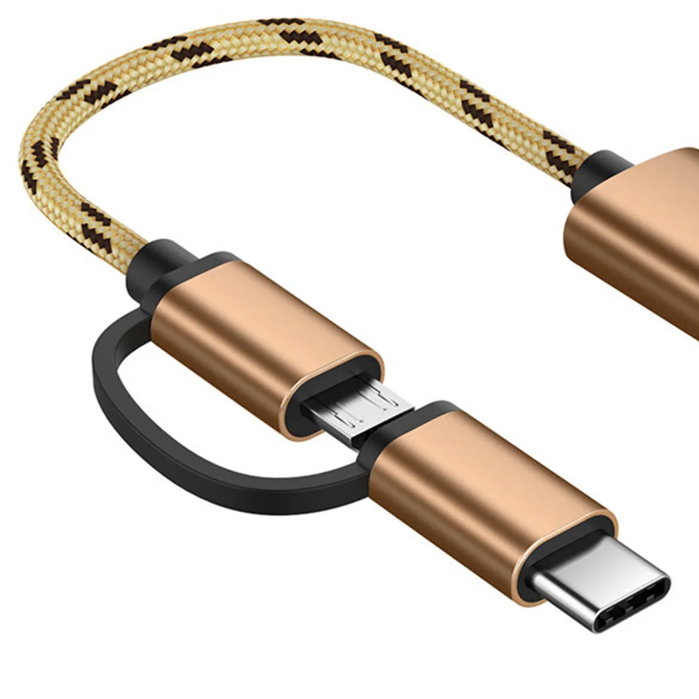 USB 3 0 OTG адаптер кабель Type-C Micro к интерфейсу зарядный линия 2 в 1 для телефона Samsung