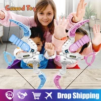 automatic soap bubble machine gun bow arrow two in one water gun childrens electric bubble maker outdoor bubble blower toy gift
