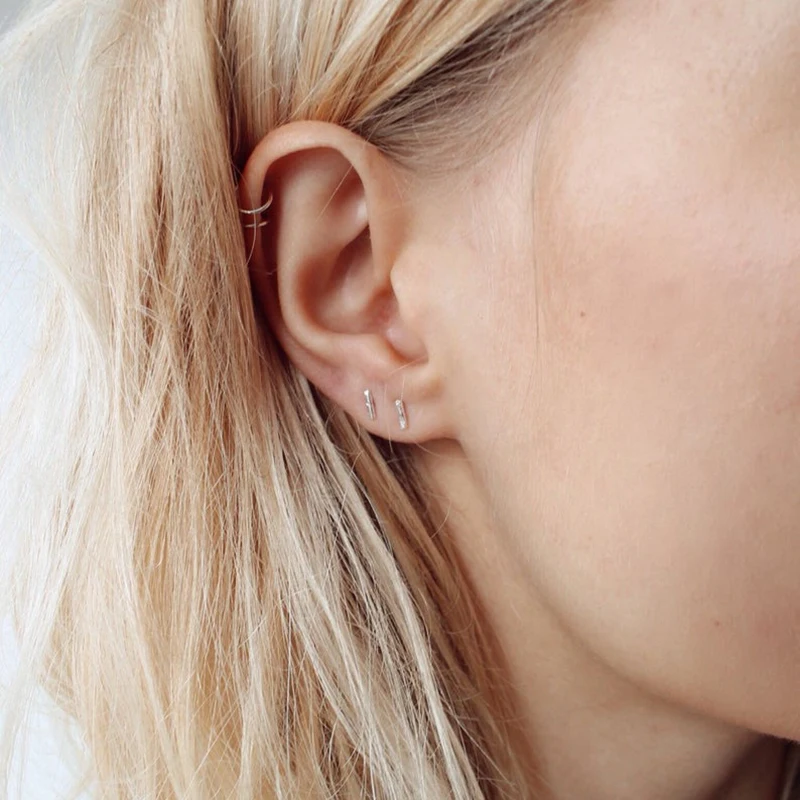 Модные модные серьги-каффы из нержавеющей стали для женщин серьги-клипсы без