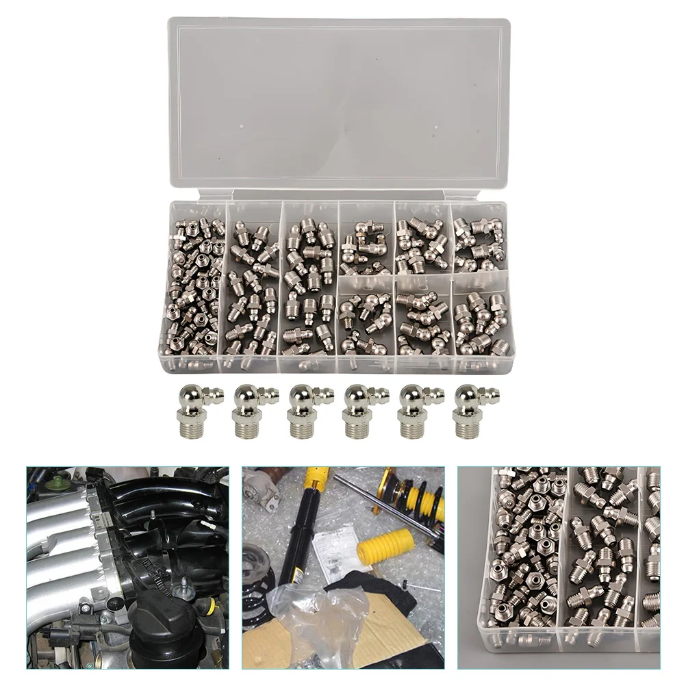 

Nickel-plated Straight Curved Oil Angled Grease Tool Machine Fitting Kit