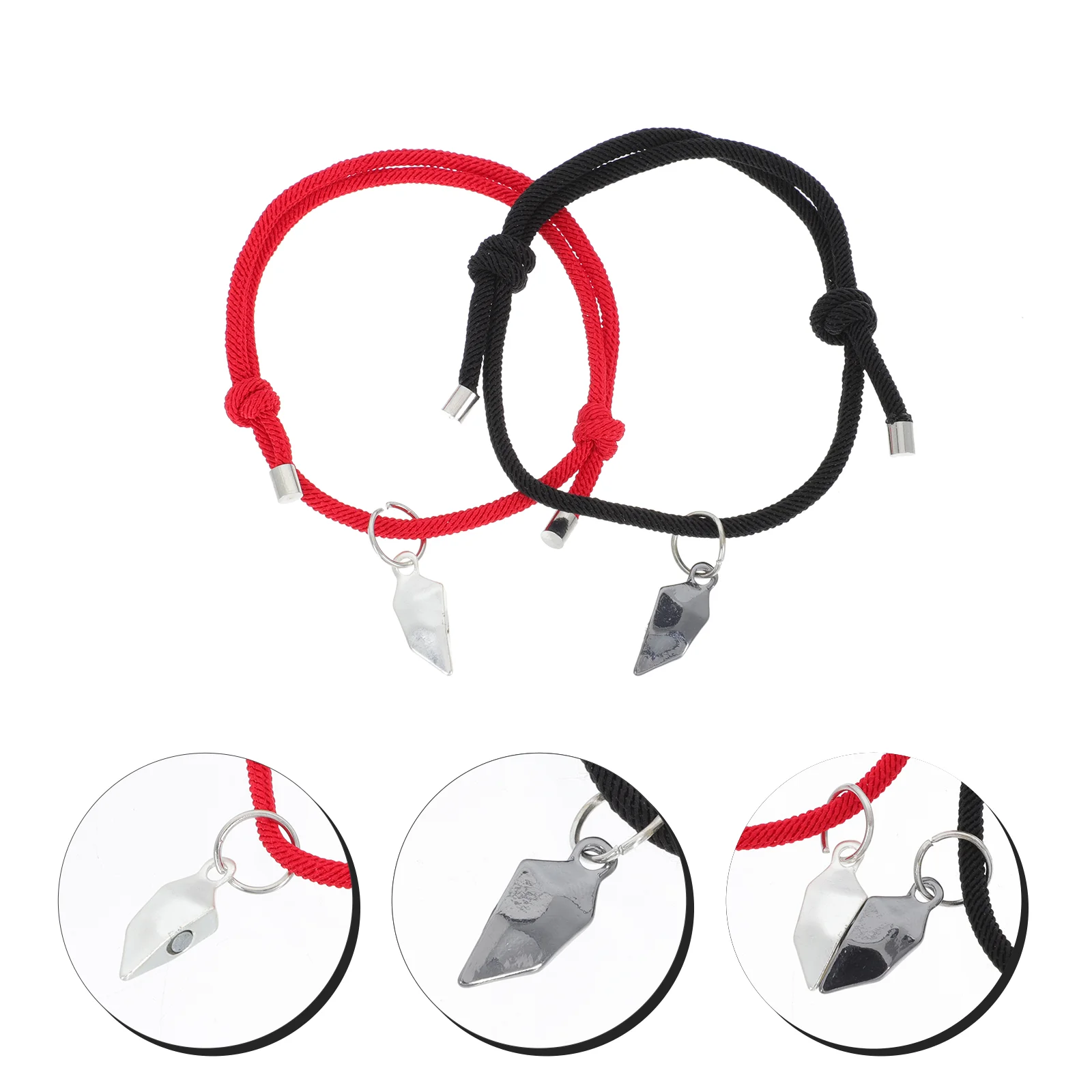 

Bracelet Matching Lucky Wrist Gift Chain Lover Red Couple Fashion Bracele Friendship Fortune Charm Bangle Day Stringvalentine