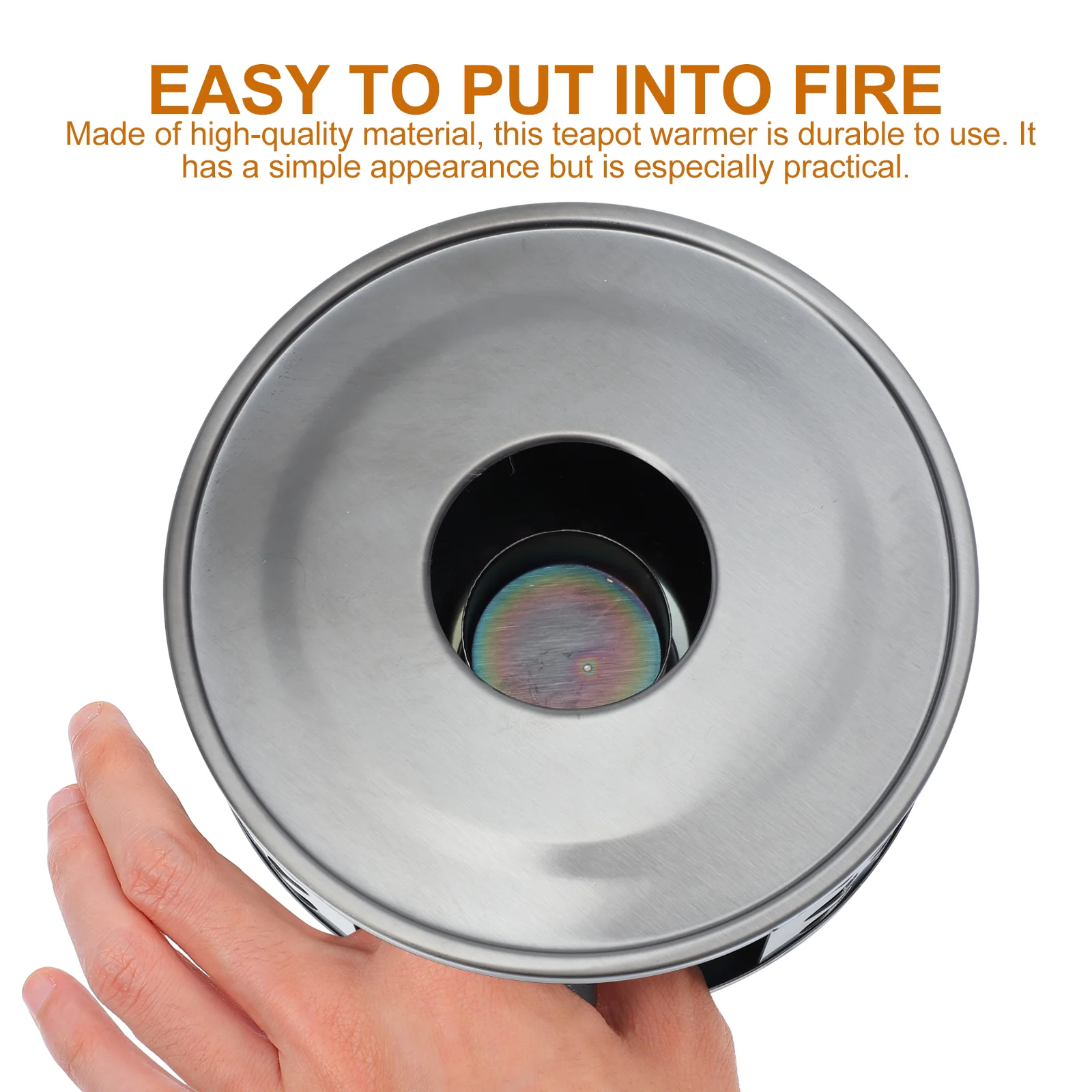 Круглая нагревательная основа из нержавеющей стали чайные свечи чайник горелка