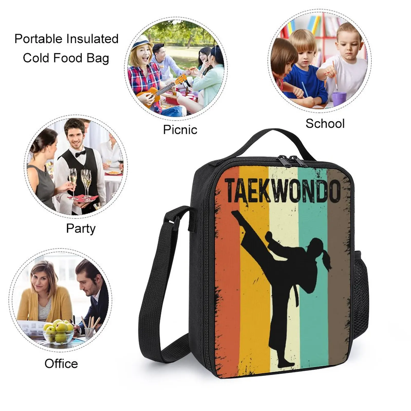 Комплект 3 в 1 рюкзак 17 дюймов сумка для ланча ручек винтажный пуловер стиле ретро