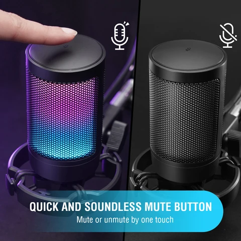 FIFINE Ampligame USB-микрофон для ПК с высоким качеством звука — внешний вид товара