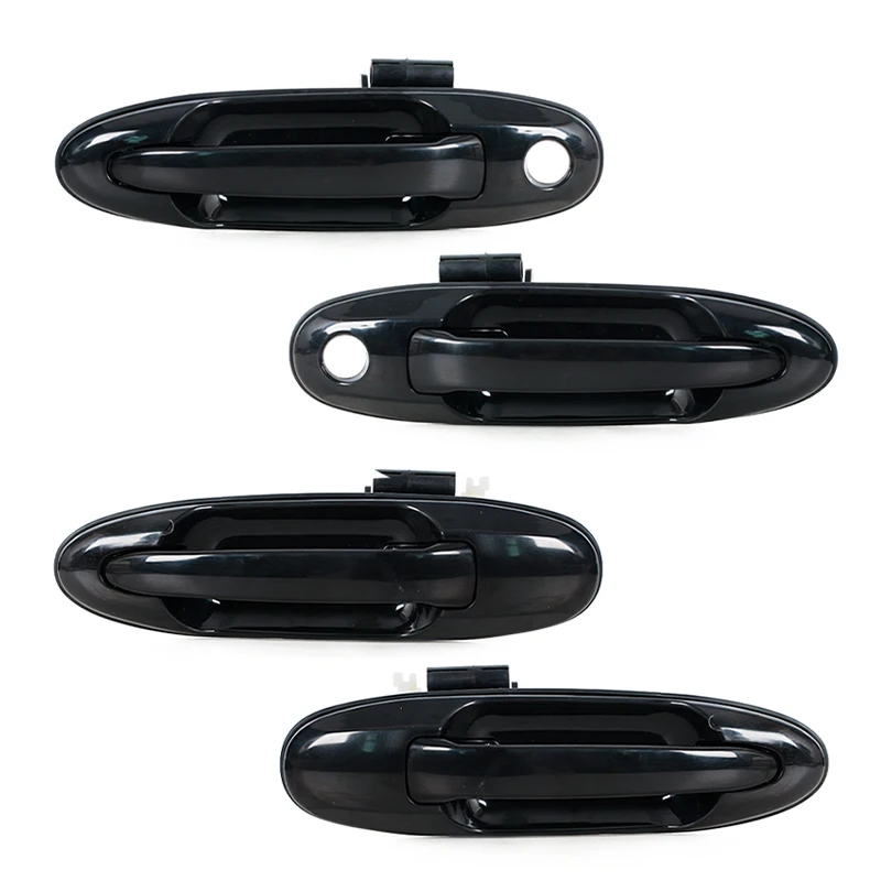 

4 шт., ручка для LEXUS LX470, Toyota Land Cruiser LC100, серия 100, 1999, 2000-2007, Серебристые/Черные Аксессуары