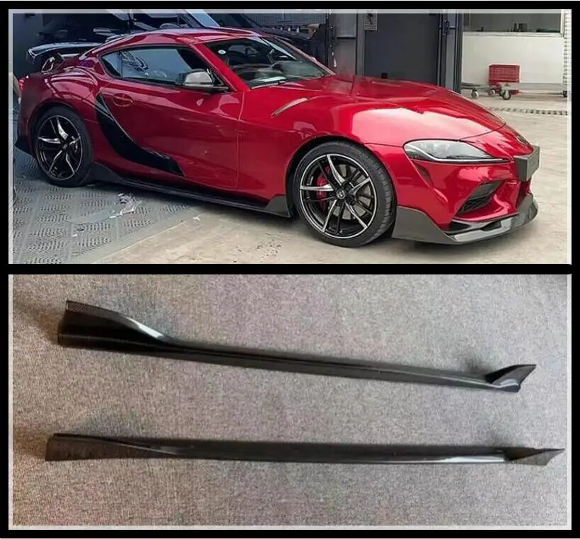 

Комплект боковых удлинителей из углеродного волокна для Toyota Supra A90 2019 2020 2021 2022 2023