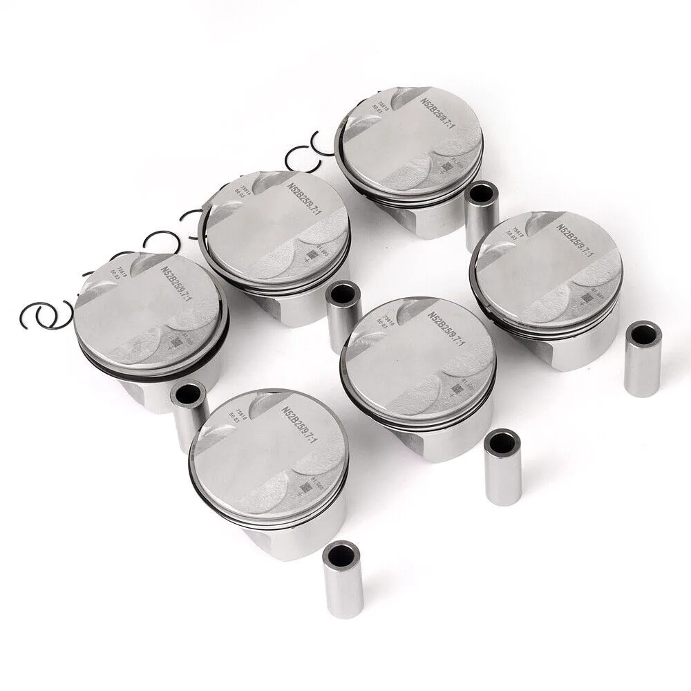 6 шт. набор колец для поршней Φ 9 7 мм 11257561850: 1 BMW E81 E87 E83 E84 E90 E91 E92 E93 E60 E61 323i 325i 523i 525i 2.5L