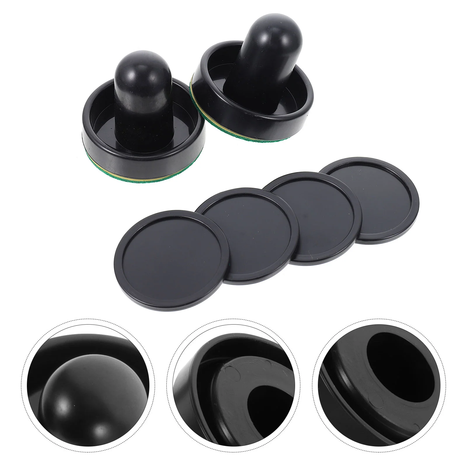 

Air Hockey Accessory Set with Pucks and Pushers - Perfect Replacement for Mini Hockey Table