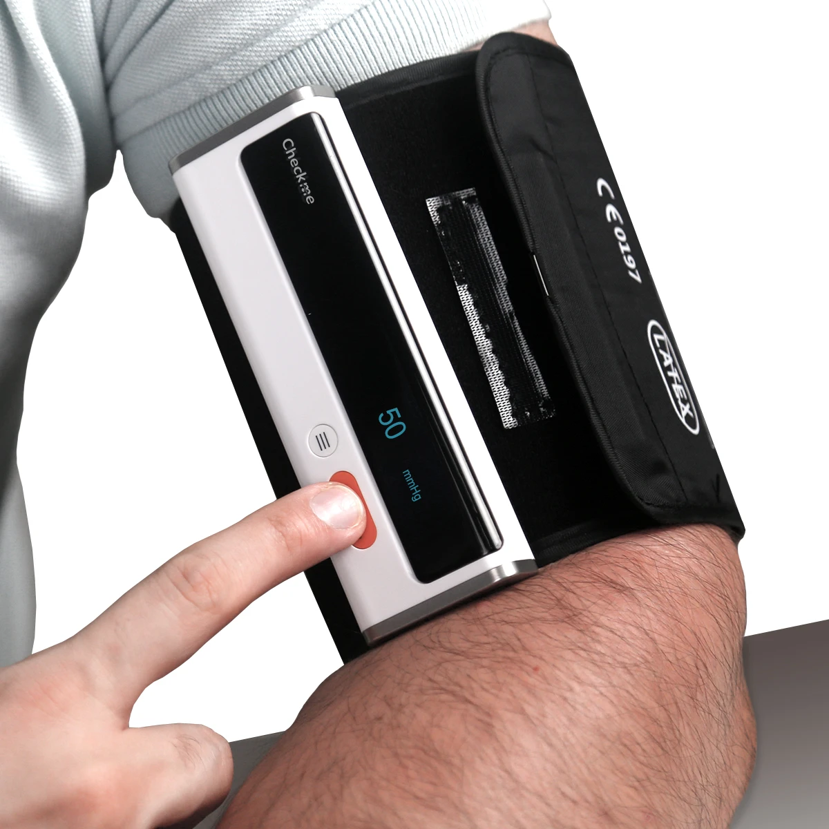 

Checkme BP2 Upper Arm Blood Pressure Monitor with ECG Wireless Blood Pressure Machine with Bluetooth ECG and Heart Rate Monitor