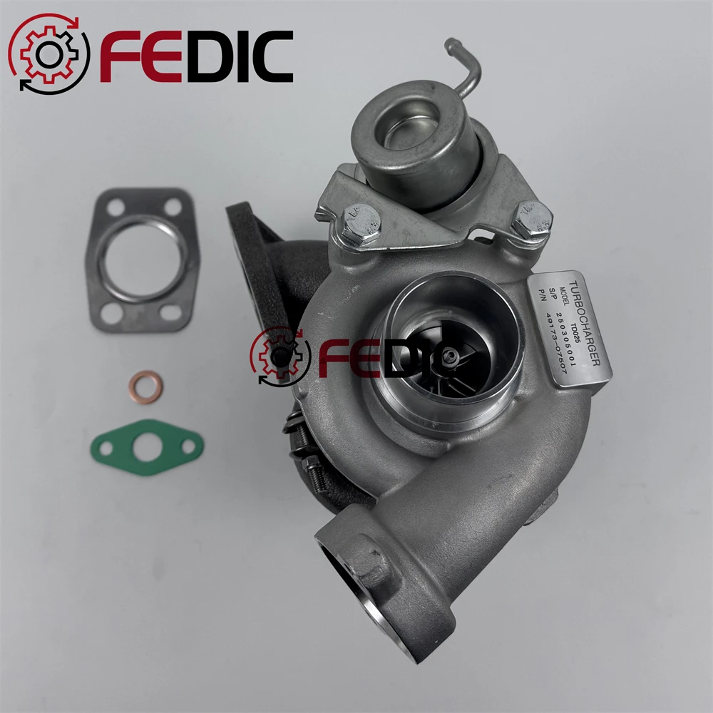 Фото TD02 49173-07507 0375N5 0375J0 Турбокомпрессор для Citroen Ford Peugeot 1.6 HDi 66 кВт DV6B DV6ATED4 MFS Турбокомпрессор №1
