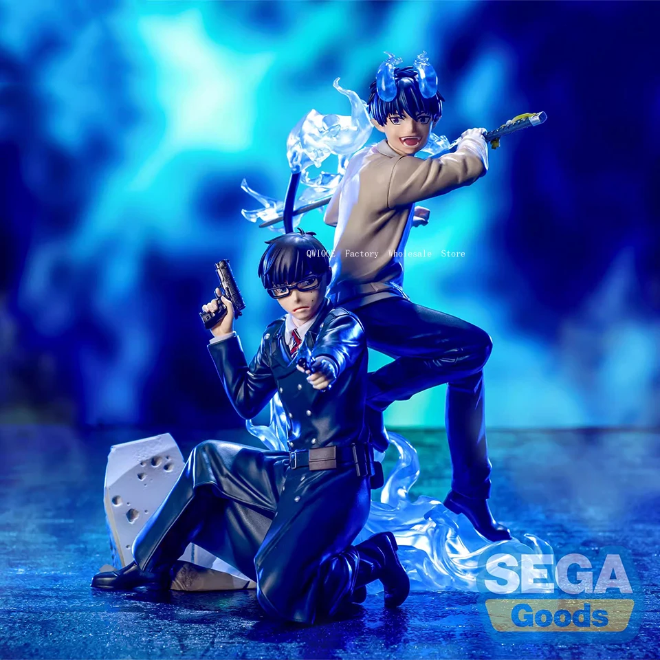 Фото Высоковосстанавливаемая синяя фигурка экзорциста, модель SEGA 14 см Okumura RinOkumura Yukio, аниме-коллекционная игрушка, подарок для фаната 2025 Sought-After №3