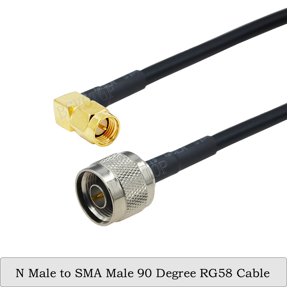 Новый коннектор RG58 L16 N папа-папа SMA RPSMA папа 50-3 обжимной соединитель для