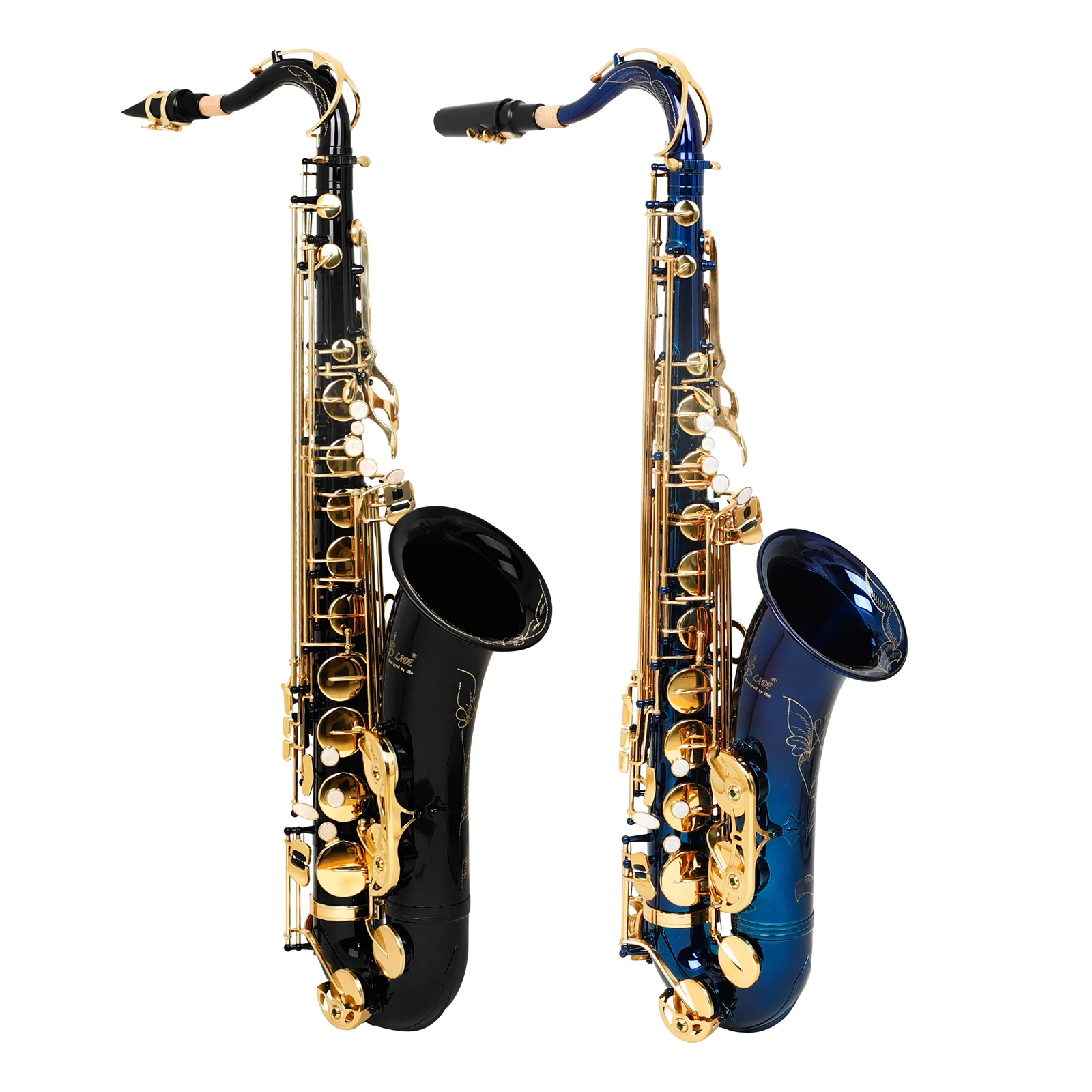 Профессиональный латунный саксофон SLADE Tenor Bb инструмент для работы по дереву с
