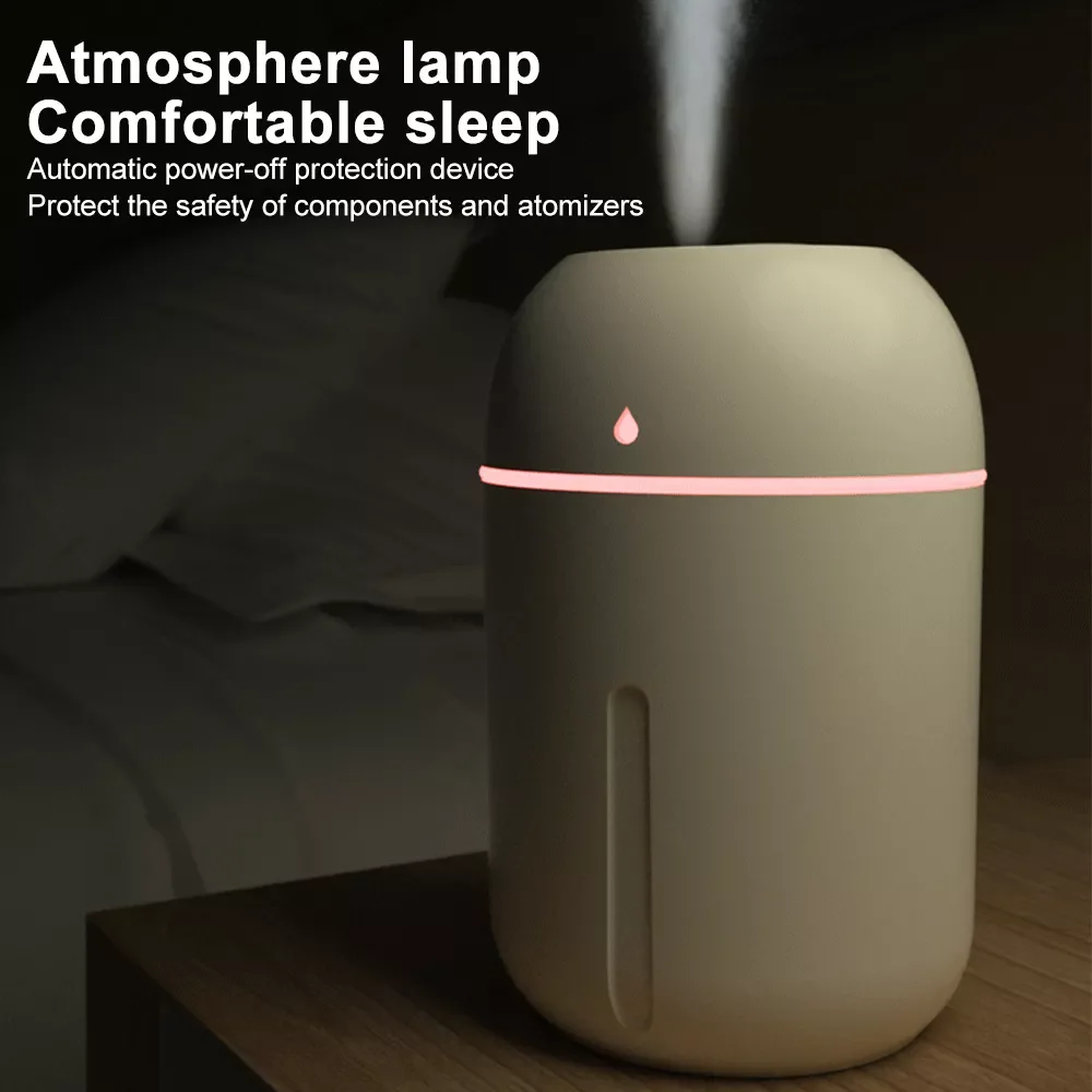 

USB Desktop Air Humidifier Humidificador Air Humidifier Car Air Freshener Spray Water Drop Humidifier With Led Lights
