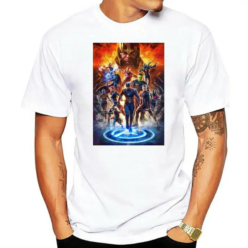 

New Avenger End Game 2022 Movie Poster T Shirt Men Women Size S To 2 Xl Unisex Men Women Tee Shirt