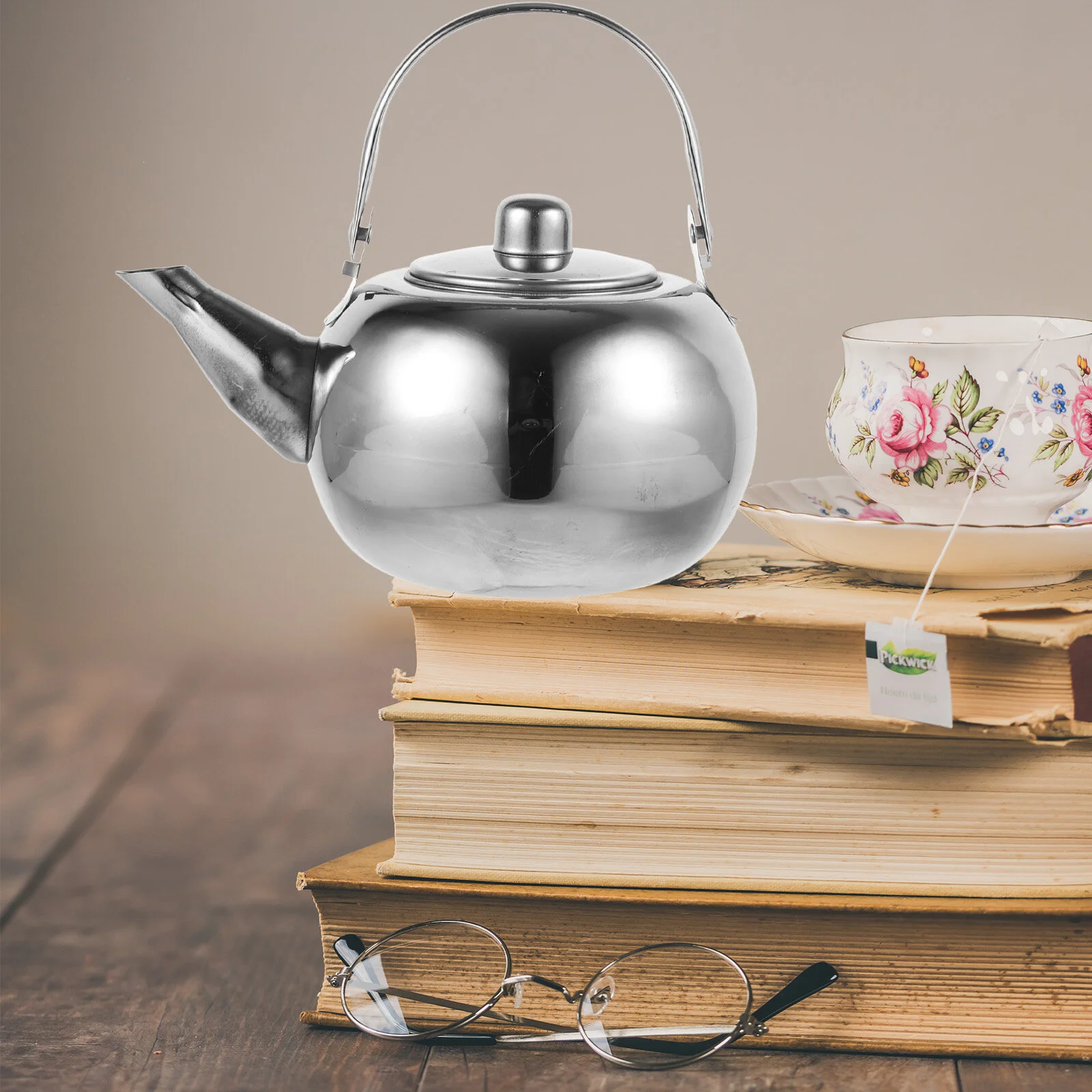 

Чайник чайный из нержавеющей стали с инфузером, 1 л, 304