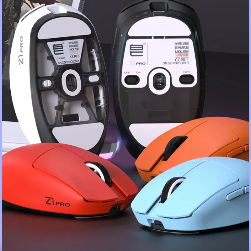

Ультратонкая Беспроводная игровая мышь Z1 PRO 2,4G с двойным режимом, легкий дизайн, оригинальная 3395 маленькая мышь для киберспорта
