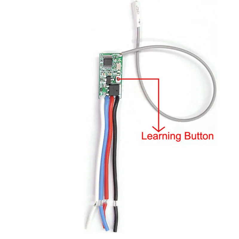 Универсальный радиорелейный приемник с дистанционным управлением 433 МГц 3 6 В