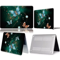 for macbook air 13 a2337 a2179pro 13air pro retina 12 13 15pro 16 a2141 butterfly print pattern hard shell
