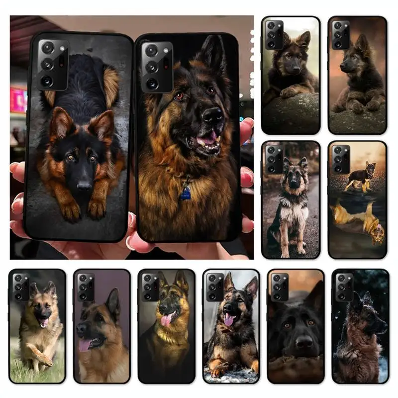 

German Shepherd Dog Phone Case for Samsung Note 20 Ultra 10 Pro 9 8 5 M51 M31 M30 S M20 M11 M10 A20S A32 Cover