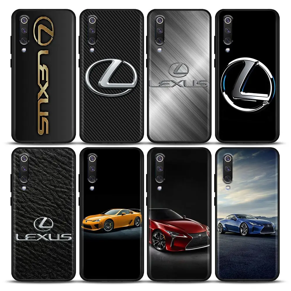 

Phone Case for Xiaomi Mi A2 8 9 SE 9T 10 10T 10S CC9 CC9E Note 10 Lite Pro 5G Soft Silicone Case Cover Luxury L-Lexuses Cars