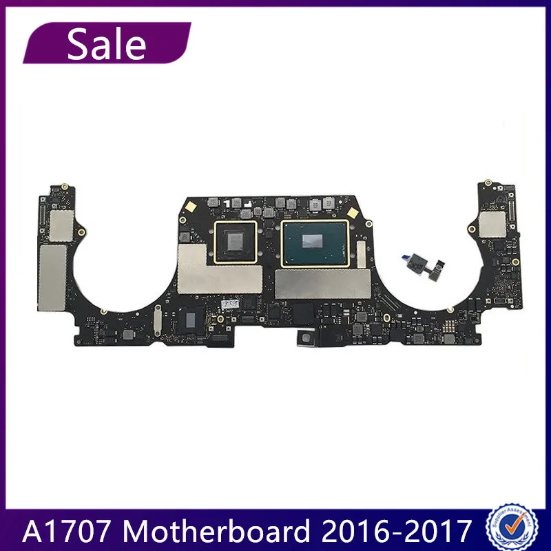 

Sale A1707 2016 2017 Laptop Motherboard for MacBook Pro Retina 15" Core i7 16G Logic Board With Touch ID 820-00928-A 820-00281-A