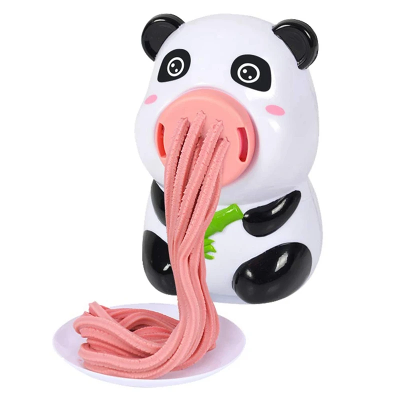 

Dough Kitchen Creations Playset Cute Panda Shape Noodle Machine Handmade Color Mud Tools Baking Tools Accessories