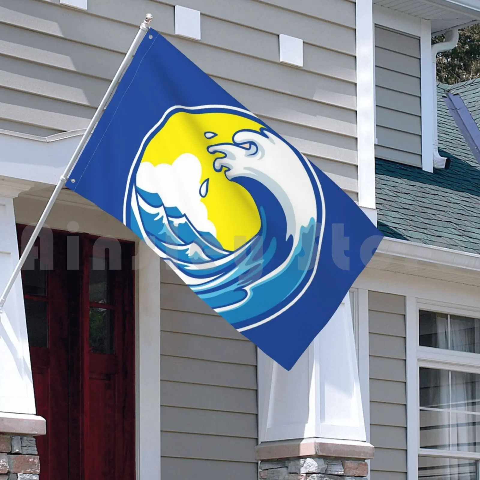 1984: уличный декор для озера флаг Автомобильный пурплеровский саундтрек Dovescry 80smusic