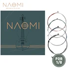 Набор инструментов для скрипки NAOMI, универсальные строки со стальным сердечником, никелево-серебристая обмотка с никелированным шариковым концом для скрипки 18