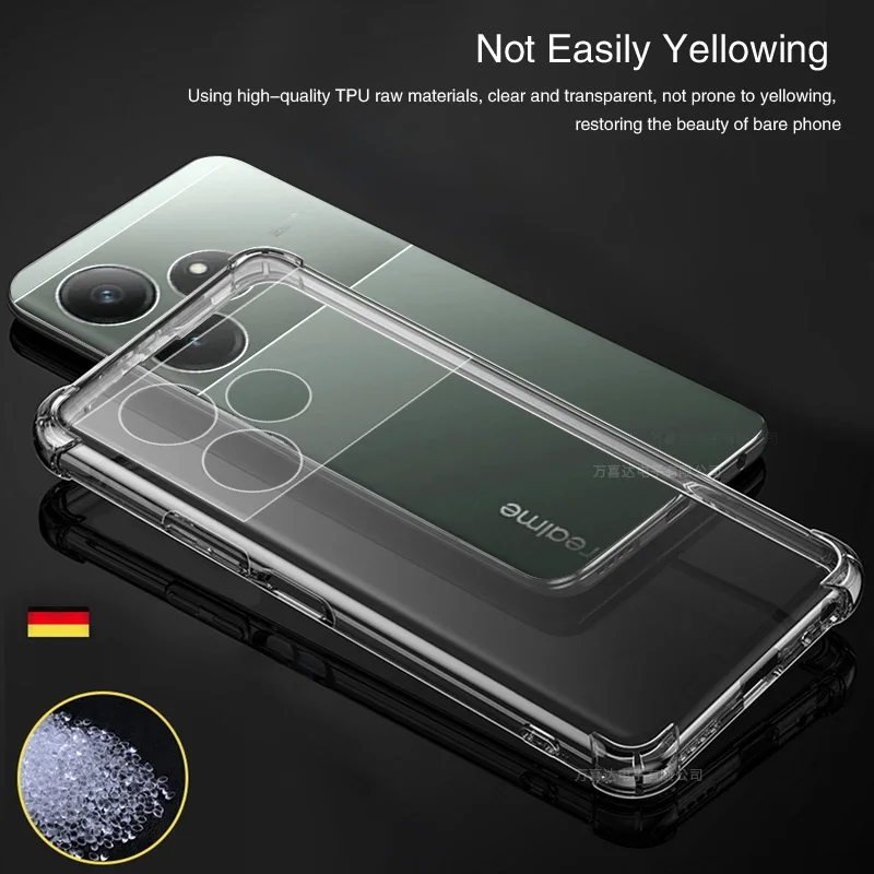 Силиконовый чехол для мобильного телефона с подушкой безопасности OPPO Realme GT Neo6 Neo 6