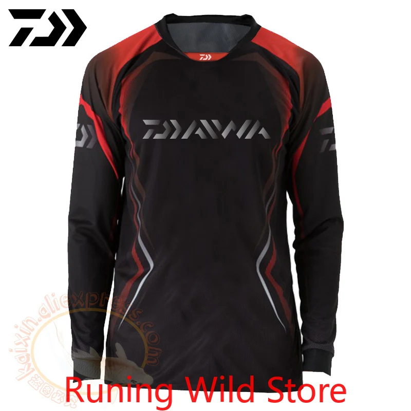 

Outdoor Jersey Quick Dry Cycling Fishing Jersey Large Size Fishing Clothing Long Sleeve Anti-UV Comfortable Fishing Shirt