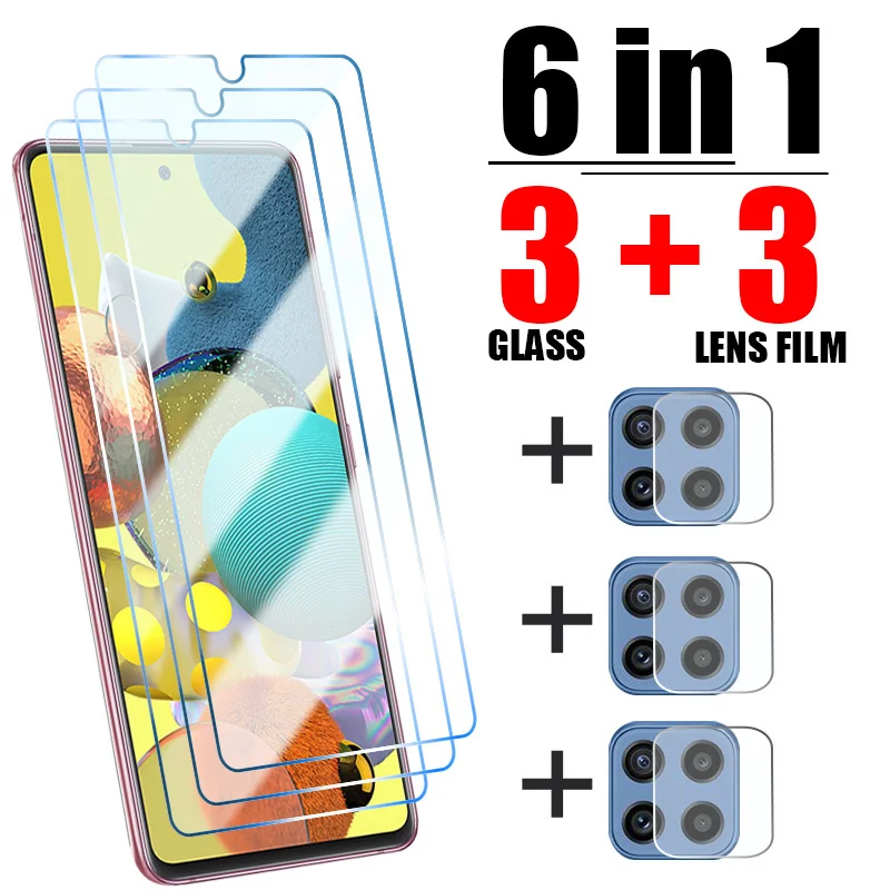 

Защита экрана 6 в 1 для Samsung A72, A71, A70, A52S, A51, A50, A42, A41, A40, A32, A31, A30S, A23, стекло на Galaxy A22, A21S, A13, A12, A11, A03
