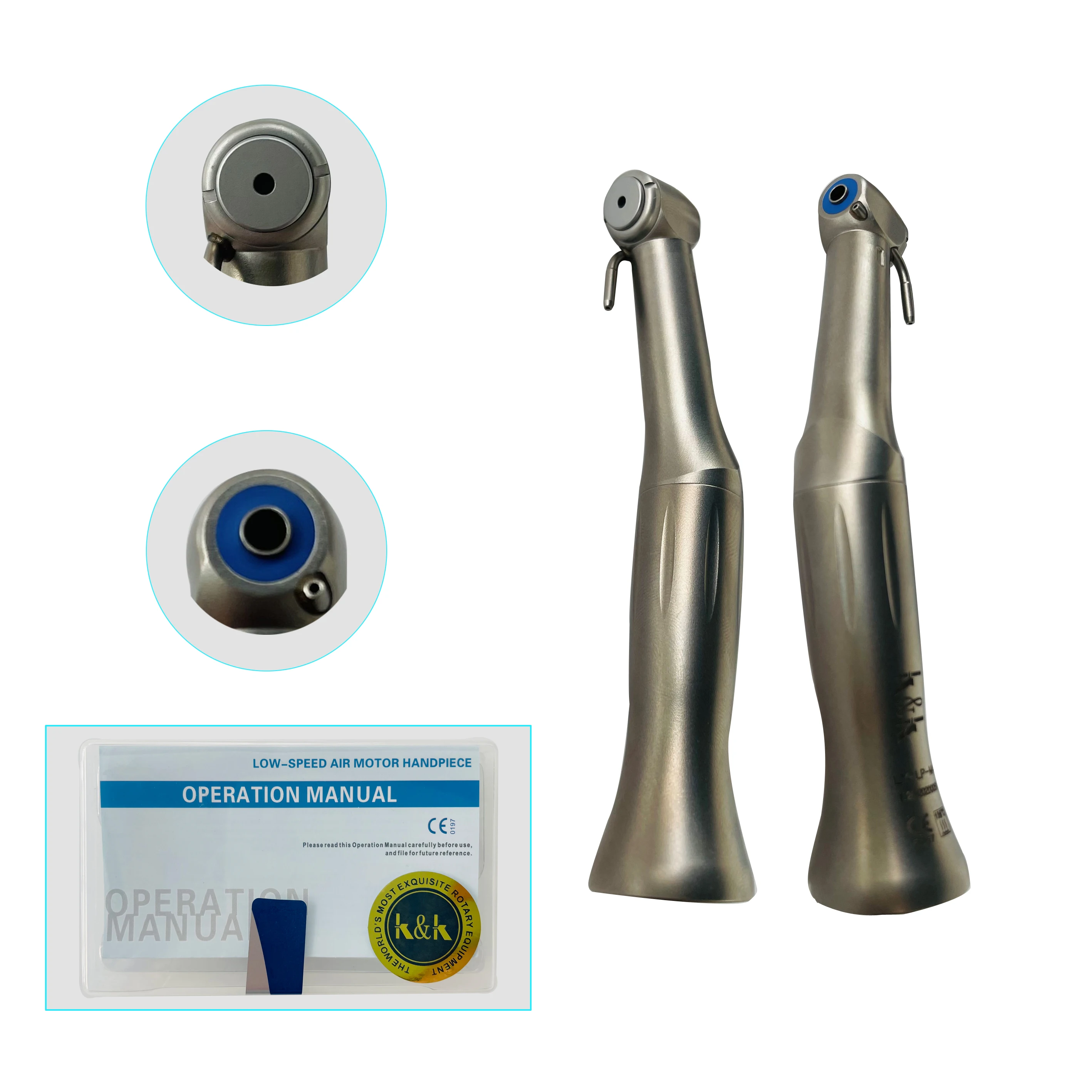 

Factory Supply 20:1 Implant Turbine Contra Angle Low-Speed Dental Handpiece