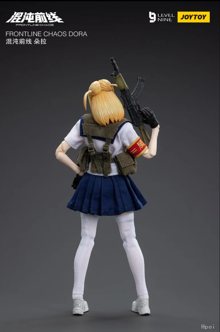 Фото Горячая распродажа: Оригинальная коллекционная фигурка JOYTOY 1/12 FRONTLINE CHAOS DORA №4