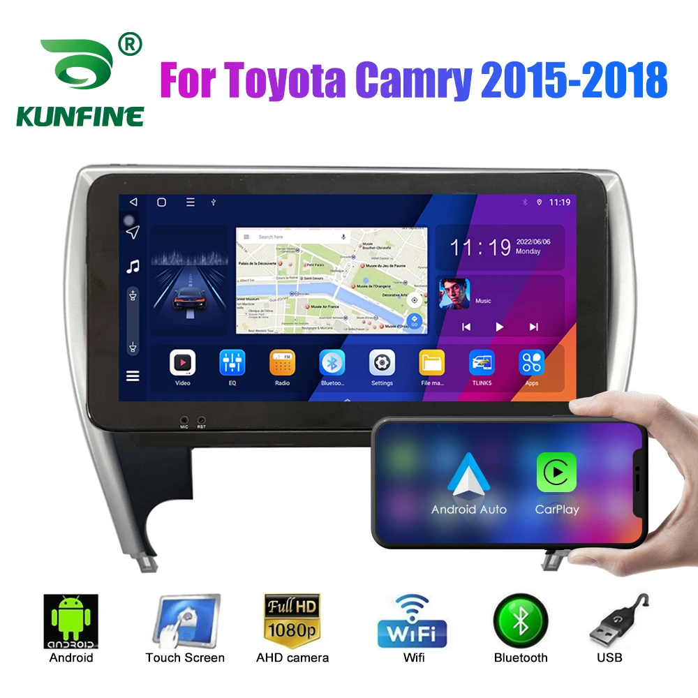 

10.33 Inch Car Radio For Toyota Camry 2015-2018 2Din Android Octa Core Car Stereo DVD GPS Navigation Player QLED Screen Carplay