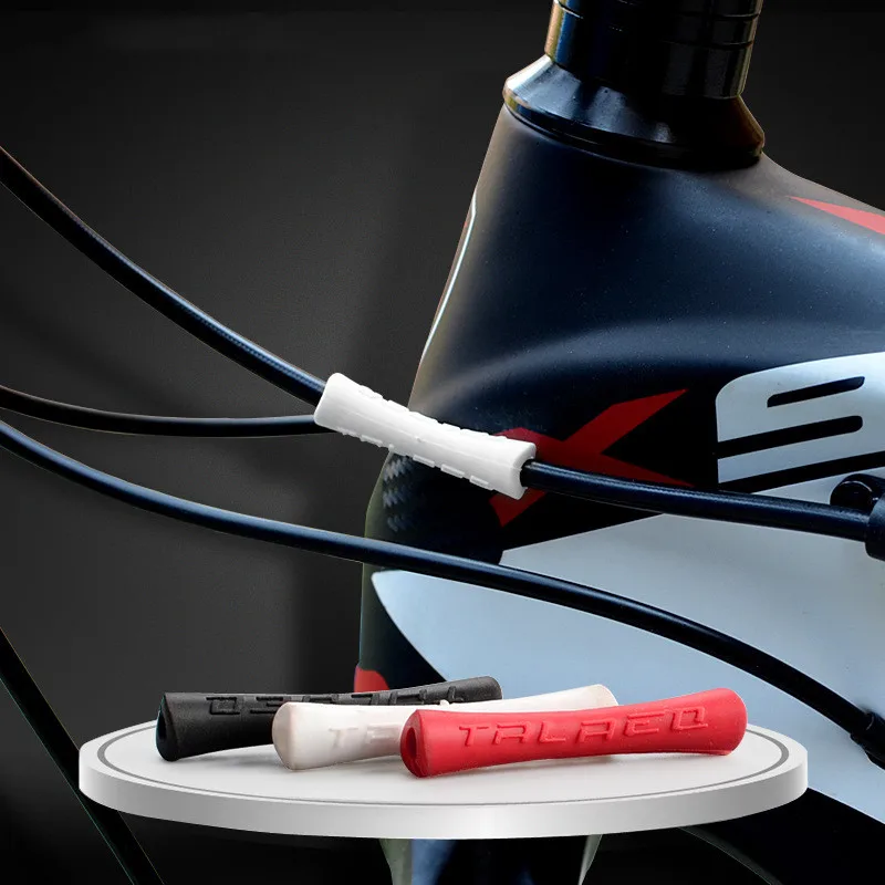 

1@#4/8Pcs Bicycle Cable Protector Bicycle Brake Shift Line Frame Protect Sleeve MTB Road Fixed Gear Bike Universal Bicycle Parts