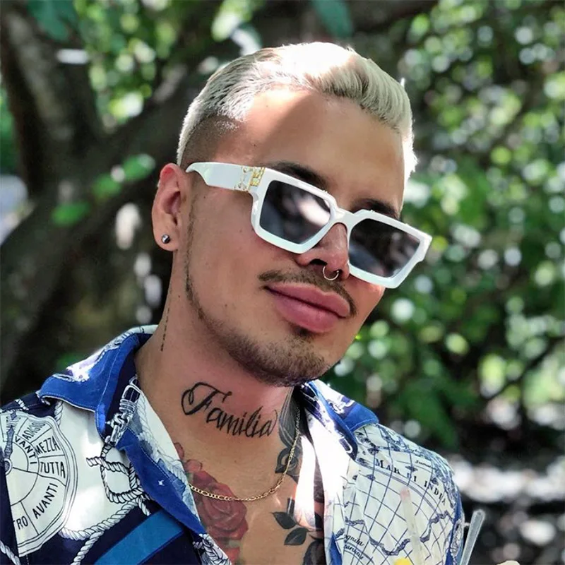 

Ins New Fashion Retro Square Sunglasses Women Men Unique Luxury Brand Design Sun Glasses Ladies Girls Eyewear Gafas