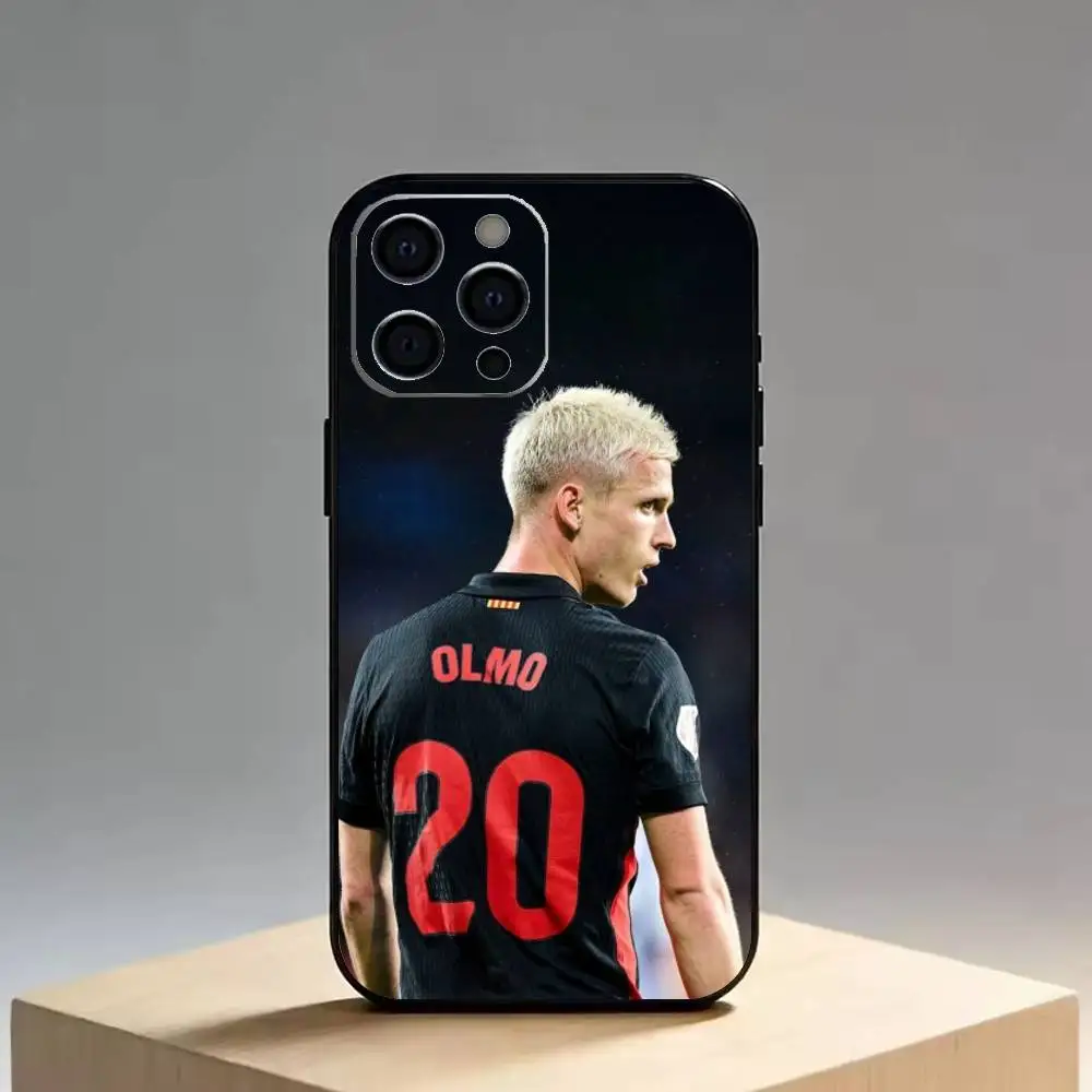 Чехол для телефона D-Dani O-Olmo-Football-Sport для iPhone 17, 16, 15, 14, 13, 12, 11 Plus, Pro Max, XS, мягкий силиконовый, черный (art.: 3920dab5d08db) - 3920dab5d08db