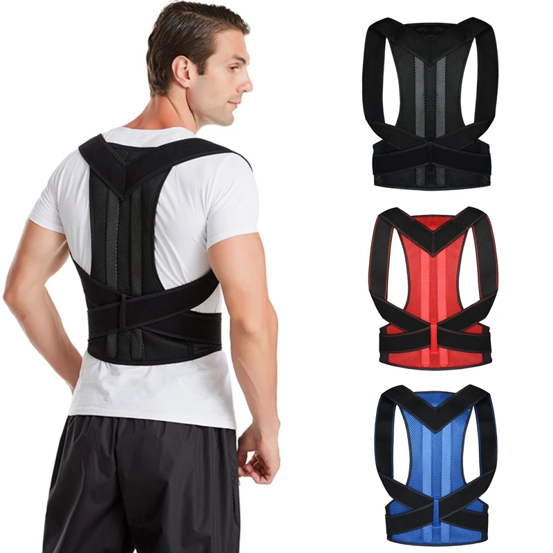 

Shoulder Support Adjustable Back Pain Support Posture Corrector Brace Belt Medical Clavicle Corset Spine Lumbar Orthopedic Brace