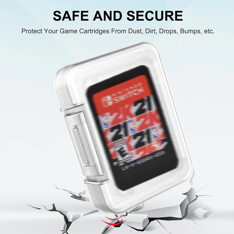 10 шт. портативный держатель для карт TF одной игры мини Чехол Защитная прозрачная