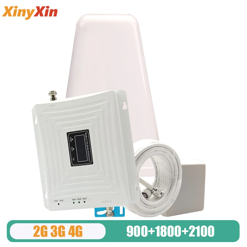 Усилитель сигнала 2G 3G 4G GSM 900 1800 2100 усилитель DCS LTE мобильной сети - Цена: 5171.97