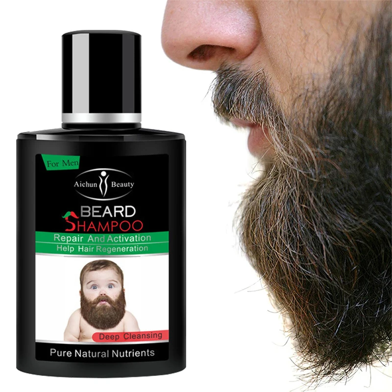 

Beard Wash Shampoo Moisturizing Nourish Prevent Dryness Knotting Antibacterial Oil Control Gentle Non Irritating Beard Care 100g