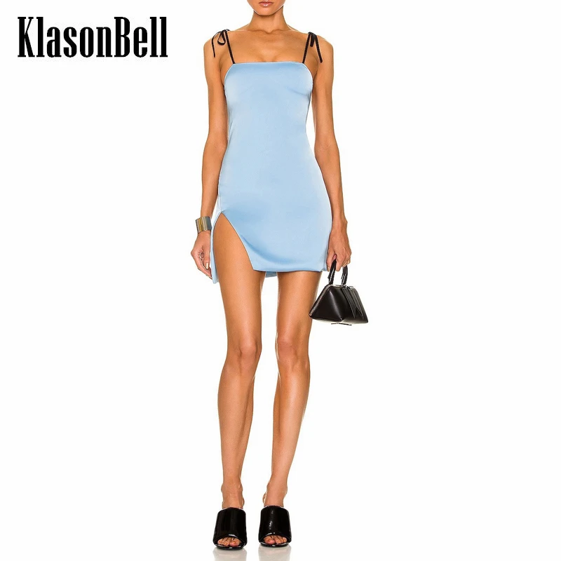

7.8 KlasonBell Fashion Split Slim Sexy Suspender Dress Women