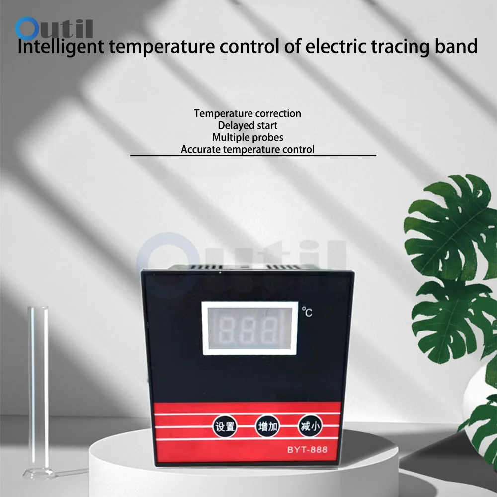 

Термостат с цифровым дисплеем, 1500 Вт, инкубатор-регулятор температуры от-50 °C до 120 ° C, 10 А, выходной переключатель с зондом