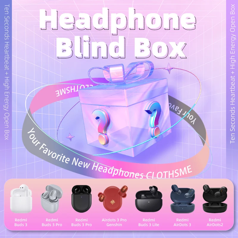 

Наушники Xiaomi blind box Xiaomi airdots 3 pro Genshin Xiaomi buds 3/buds 3 pro/airdots 3/airdots 3 pro/buds 3 lite/airdots 2
