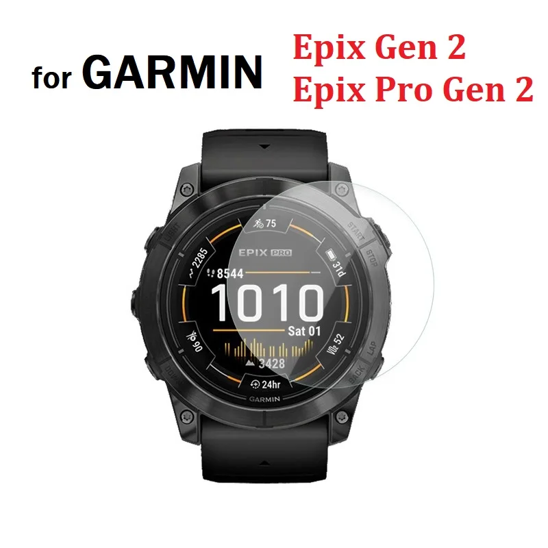 3Pcs Smart Watch Screen Protector Per Garmin Epix Gen 2 / Epix Pro Gen 2 47Mm 51Mm Pellicola Protettiva Antigraffio In Vetro Temperato